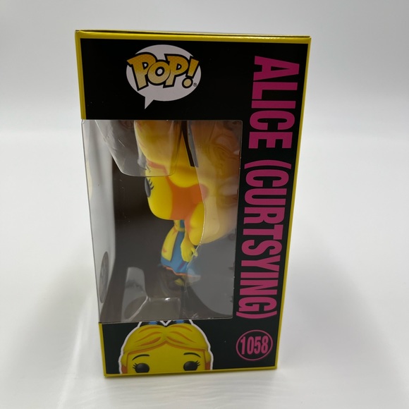 Alice in Wonderland Funko Shop Black Light POP Bundle Set + 4 Free Pop Protector - Picture 7 of 16